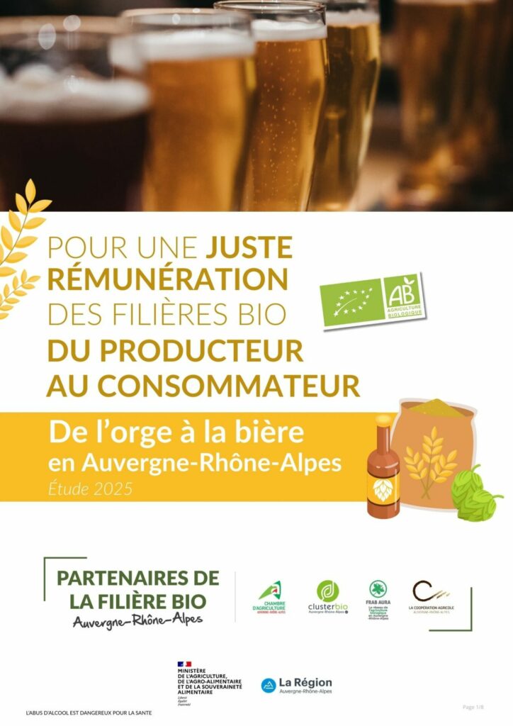 De l'orge à la bière filière brassicole bio aurabio.org
